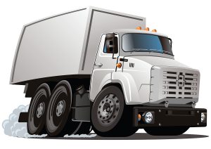 Cargo Truck / Vector Cartoon Delivery